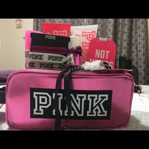 PINK gift set with lipgloss bag